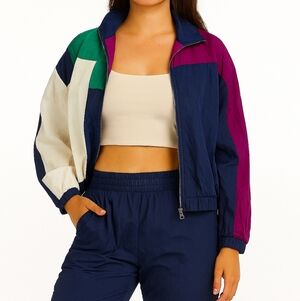 '80's track suit Vintage color block USA Olympic wear by JC Penney size M